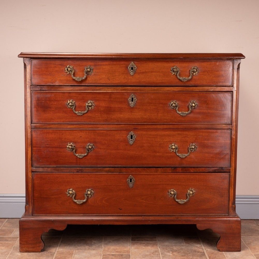Small 19thc Mahogany Chest Of Drawers photo furniture