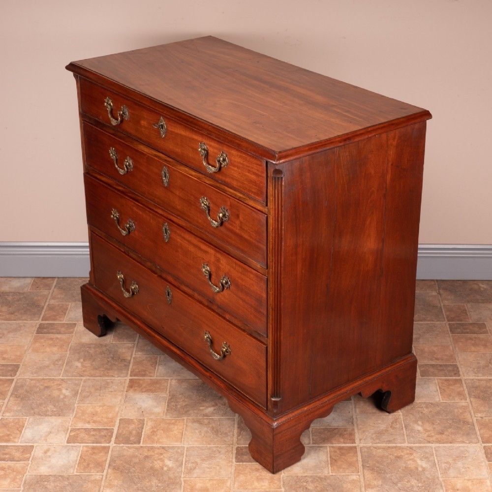 Small 19thc Mahogany Chest Of Drawers photo buy