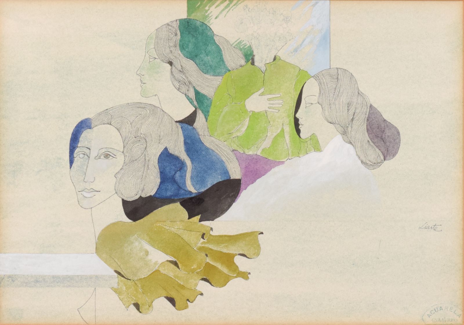 Bartolome Liarte Aparicio   Surreal Faces