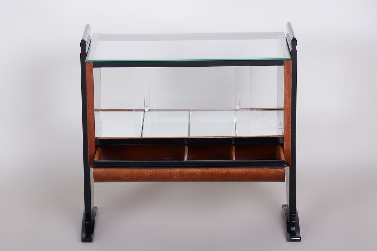 photo furniture Halabala Designed Small Table Made By Up Závody In Czechia, 1930s. Restored To High Gloss