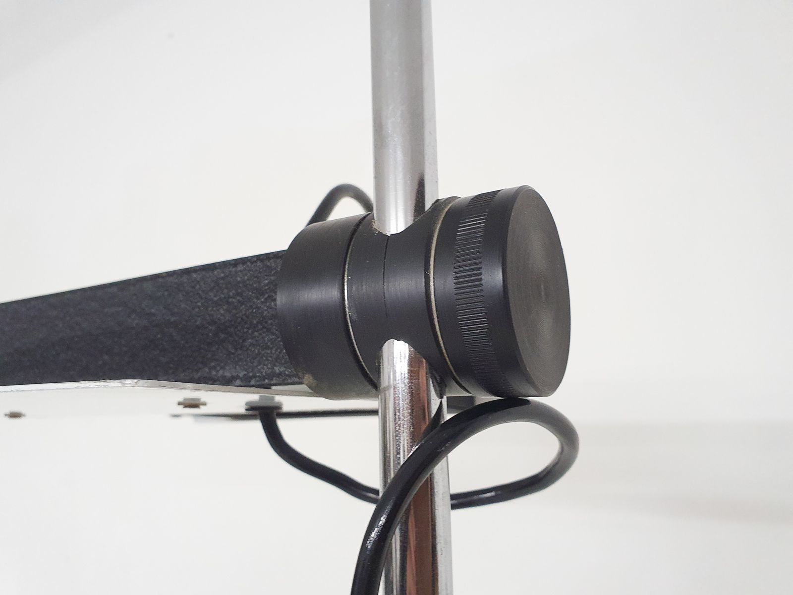 960.9599999999999 White Metal Design Floor Lamp By Joe Colombo, Italy 1980's photo