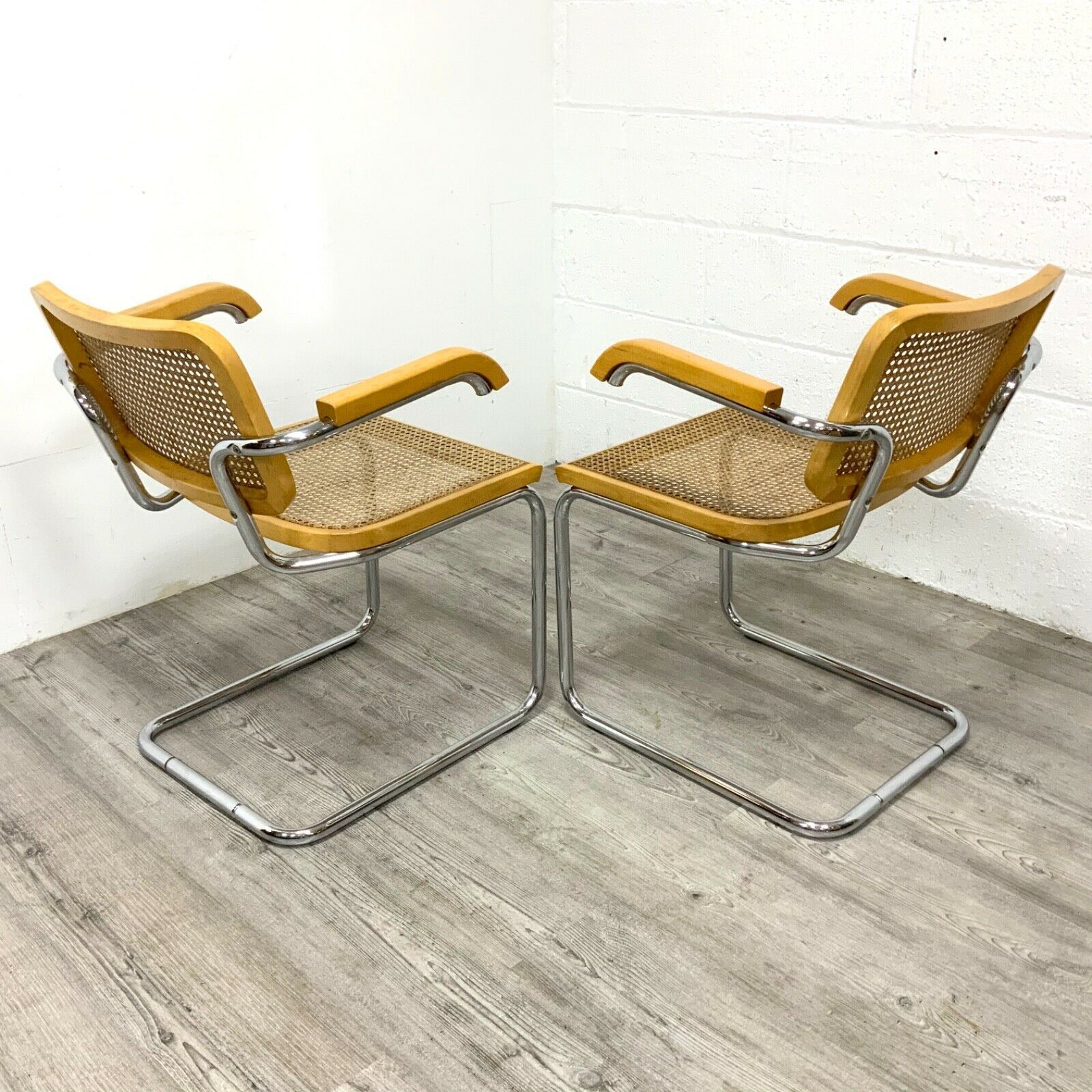 Set Of 6 Vintage Mid Century Marcel Breuer Italian Made Cesca Chairs By Habitat photo 2100.0