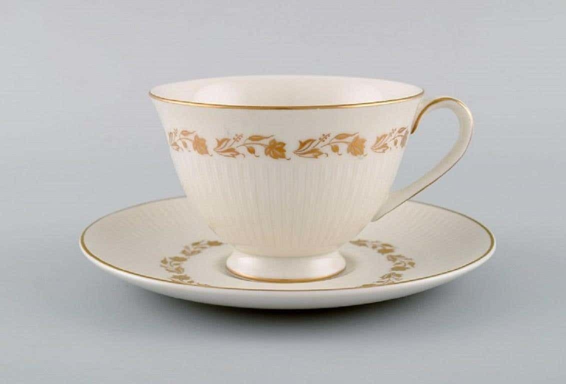 Royal Doulton, England, Twelve Fairfax Teacups With Saucers And A Cream Jug photo furniture