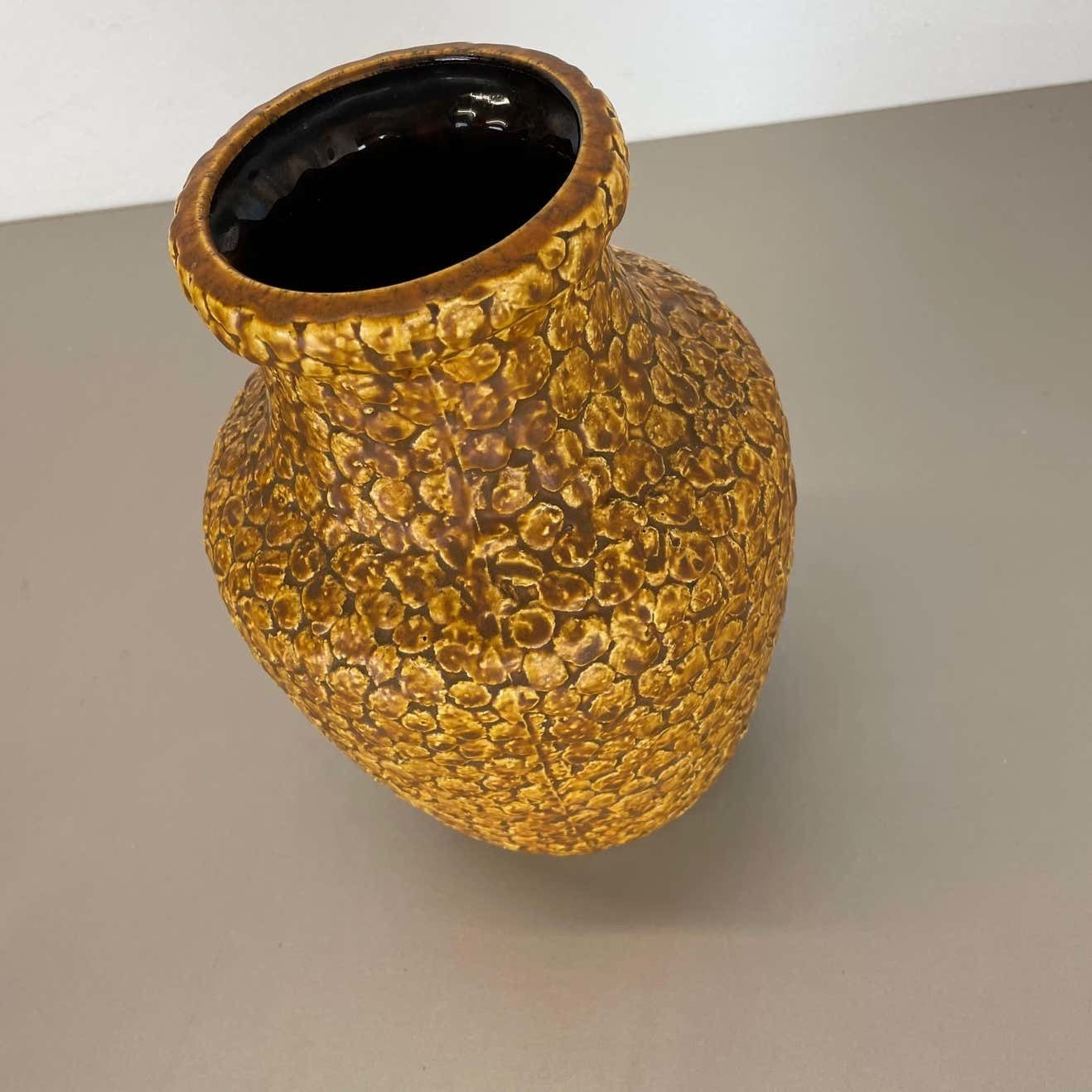 photo buy Super Colorful Fat Lava Pottery "Contura" Vase By Bay Ceramics, Germany, 1950s