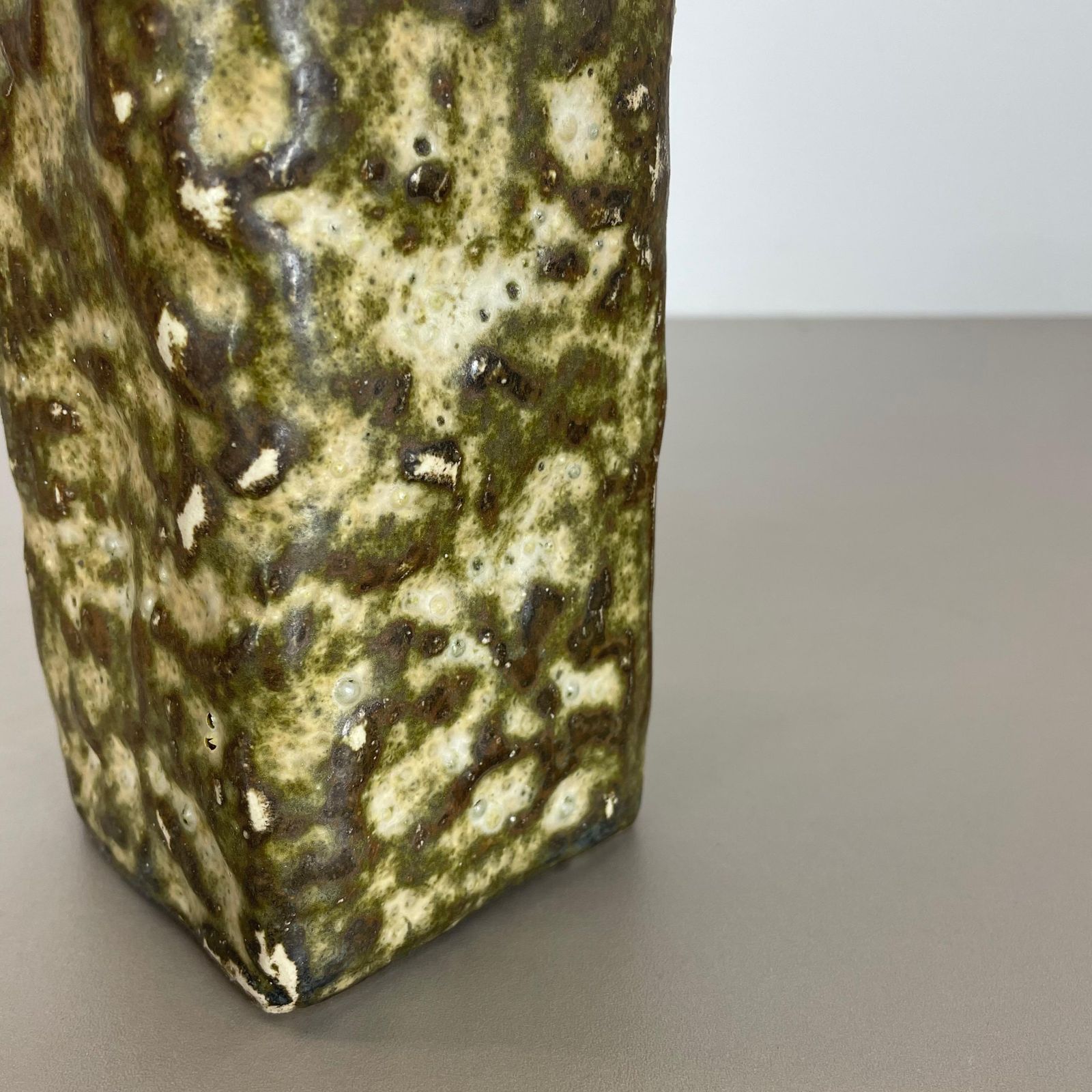 Original 1960 Ceramic Studio Pottery Vase By Piet Knepper For Mobach Netherlands photo vinterior