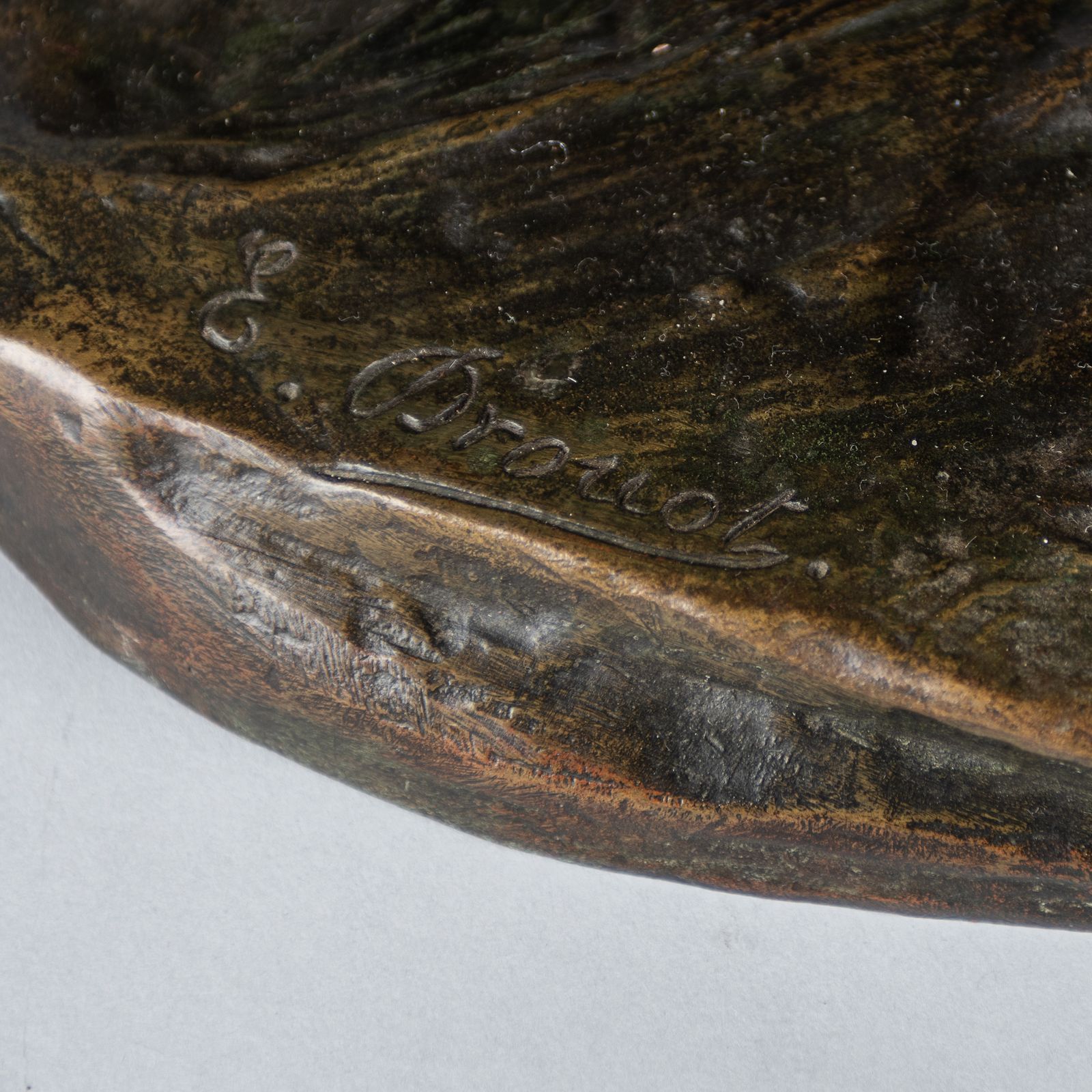 photo for sale A Stunning 19th Century French Bronze Sculpture Of Two Tigers. Signed E.Drouot