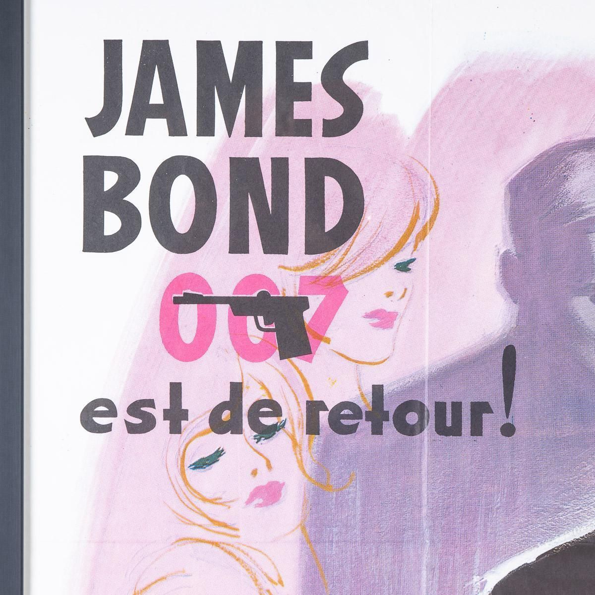 Original French Re Release James Bond 007 'From Russia With Love' Poster C.1970s photo 2595.0
