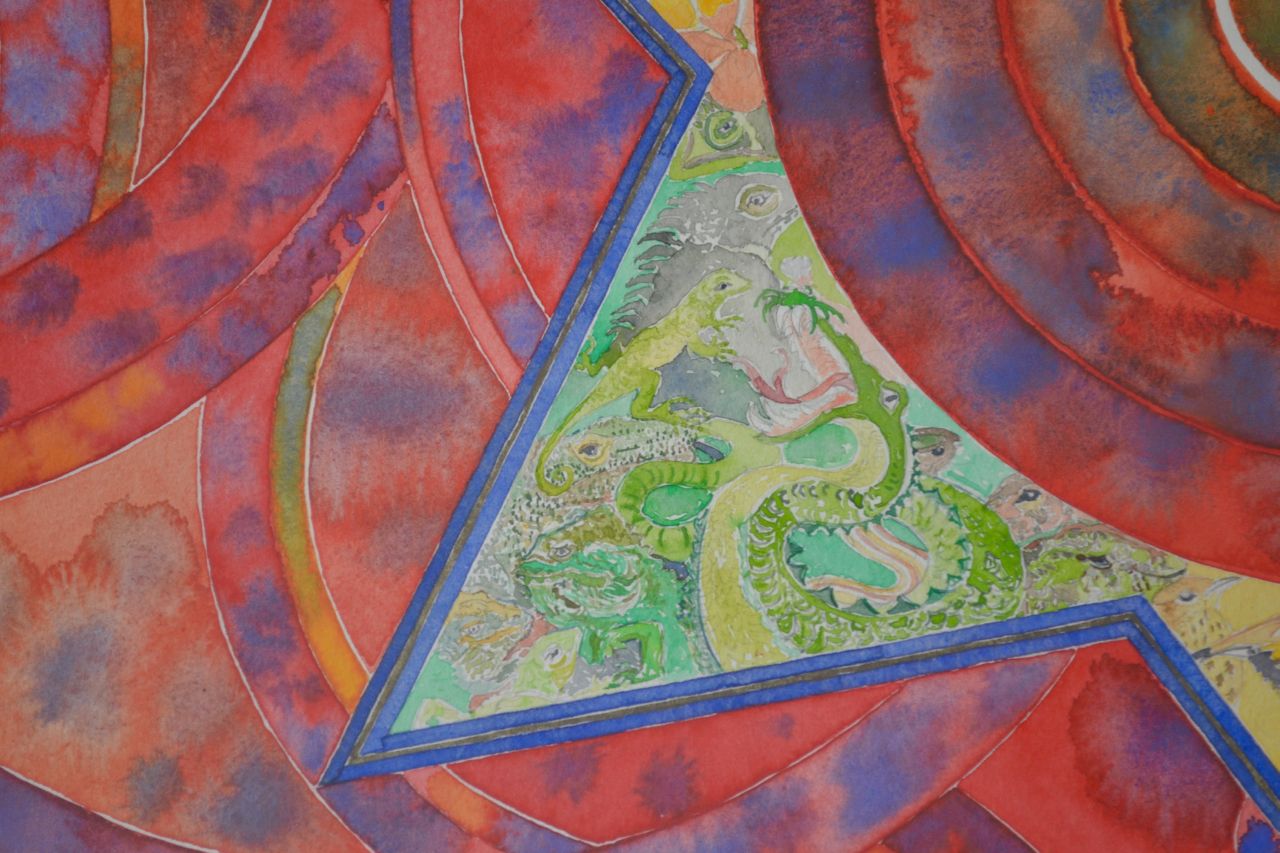 Kate Mckennan "Emergence" 20th Century Mixed Media photo buy