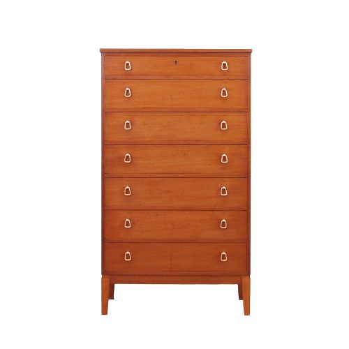 Mahogany Chest Of Drawers, Danish Design, 1970s.