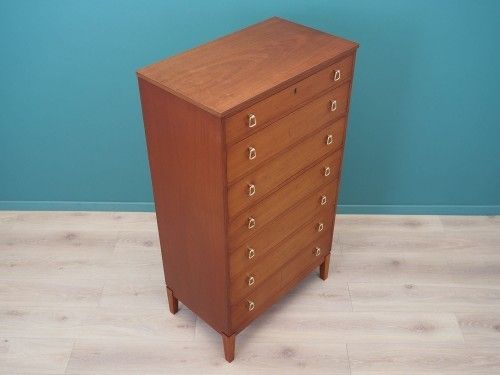 Ladekast Met Mahoniefineer, Deens Design, Jaren 1970. photo vinterior
