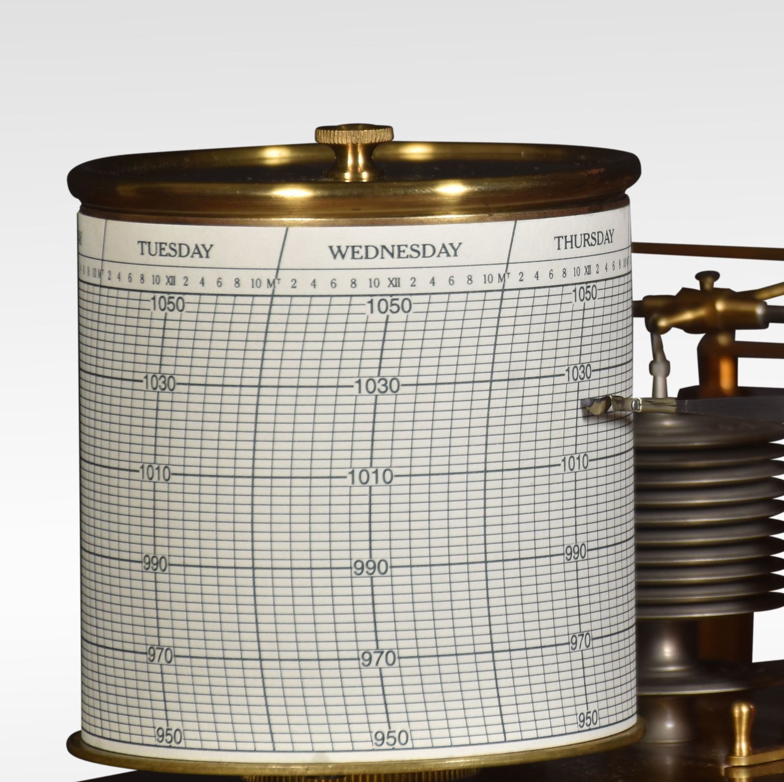 Mahogany Cased Barograph And Barometer By Negretti & Zambra photo buy