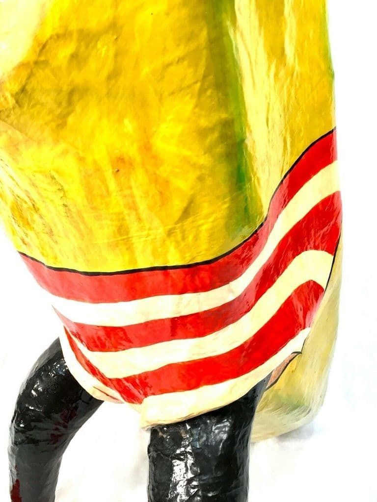 Antique Advertising   Large 1930's Fruit And Veg Shop Display Banana Statue Sign photo 699.0