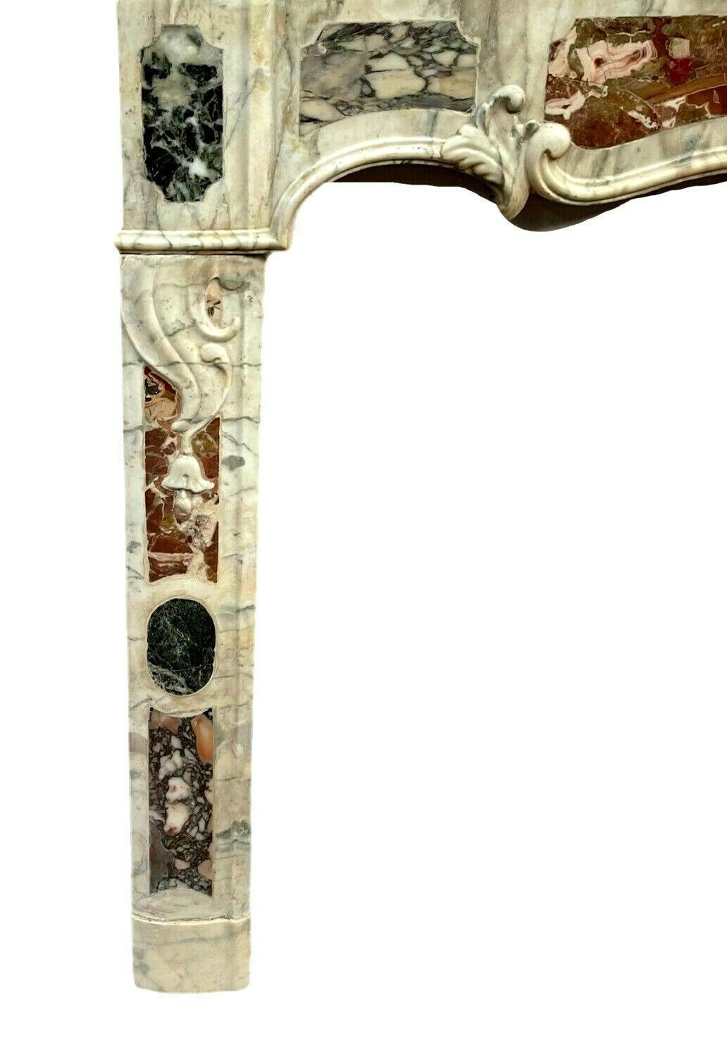 18th Century Provencal Style Marble Fireplace Mantel photo Home Fixtures