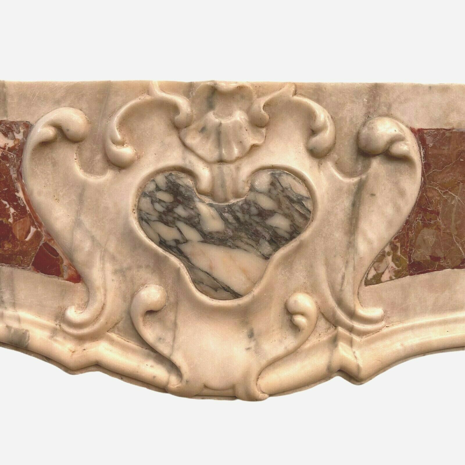 18th Century Provencal Style Marble Fireplace Mantel photo vinterior