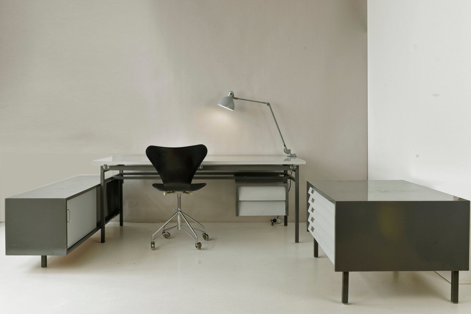 Angled Architect's Desk, Germany, 1960s photo 5109.0