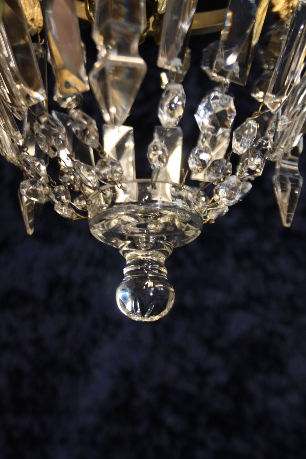 Early 20th Century Chandelier With Ramsheads photo vinterior