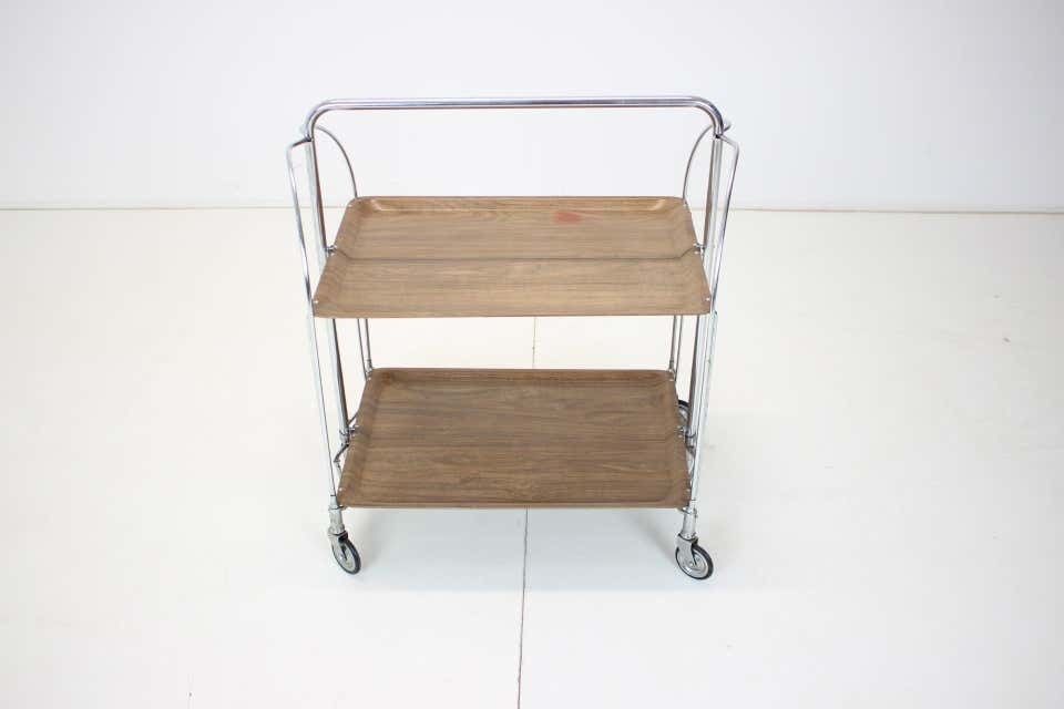 Mid Century Adjustable Trolley Bar, 1980's. photo for sale