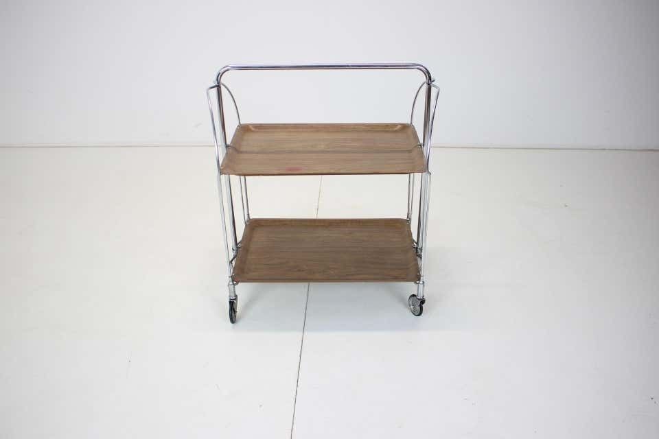 Mid Century Adjustable Trolley Bar, 1980's. photo vintage