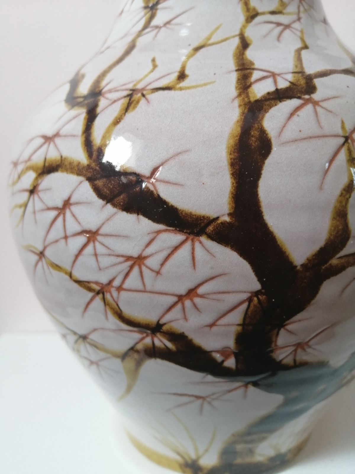Midcentury German Fat Lava Art Pottery Jug Manner Of Bernard Leach photo Home Decor