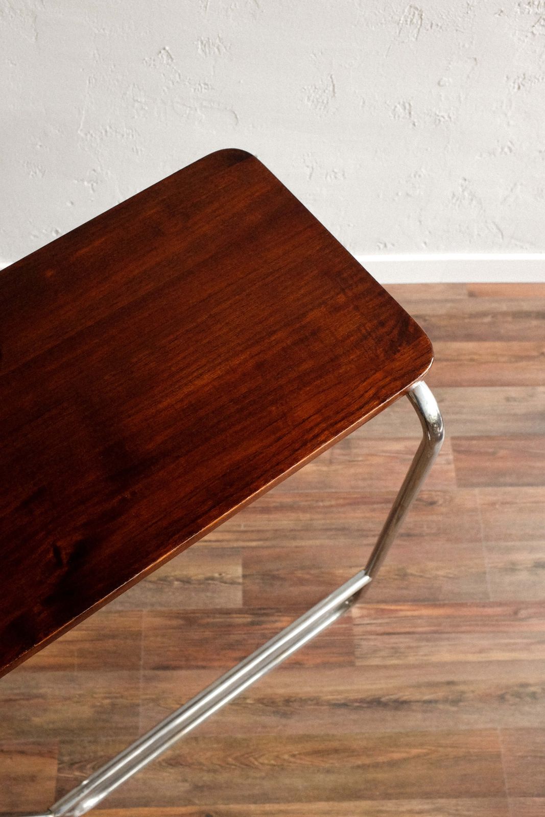 Bauhaus Style Side Table Made By Kovona Czechoslovakia, 1970s photo Furniture