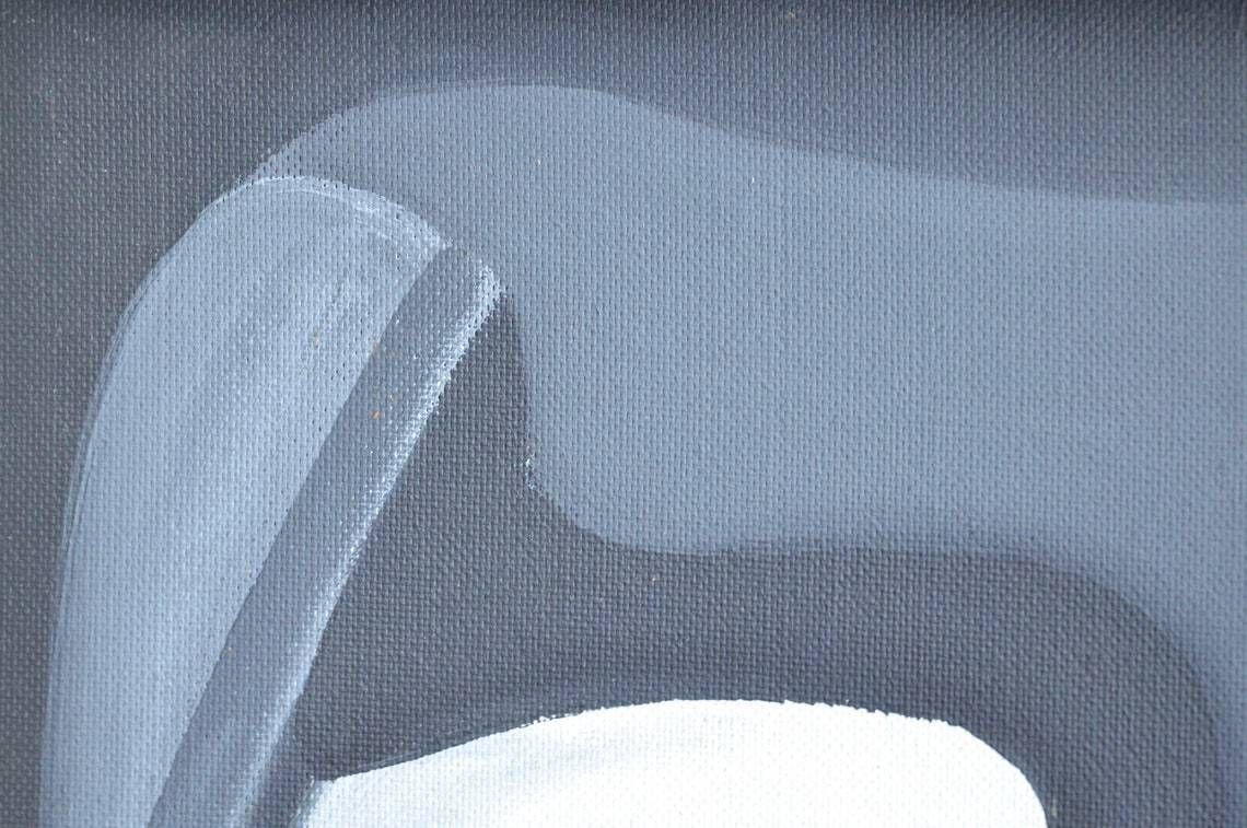 Abstract Monochrome Painting, 1960s photo 350.0
