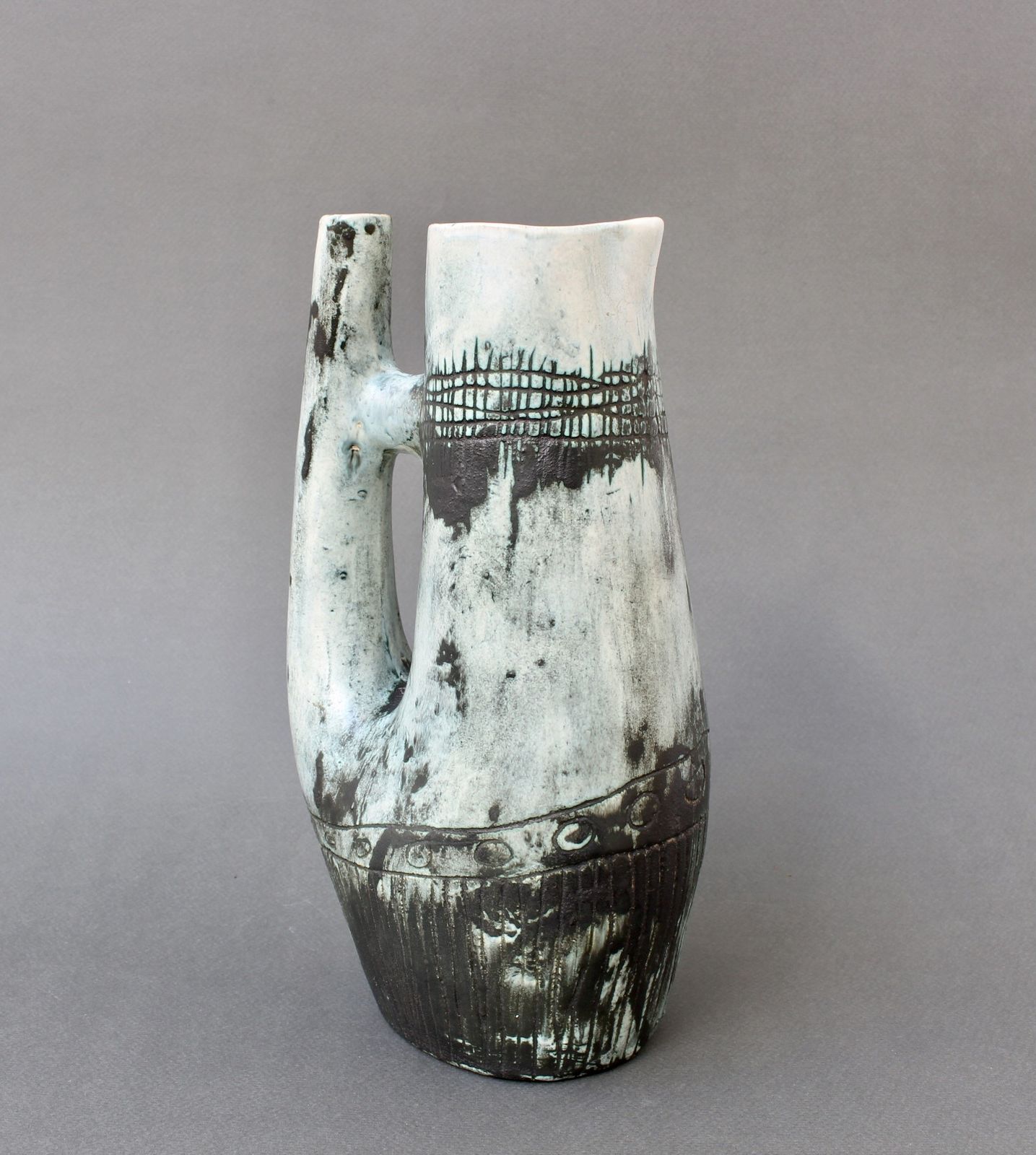 Mid Century French Ceramic Vase By Jacques Blin (Circa 1950s) photo 3200.0