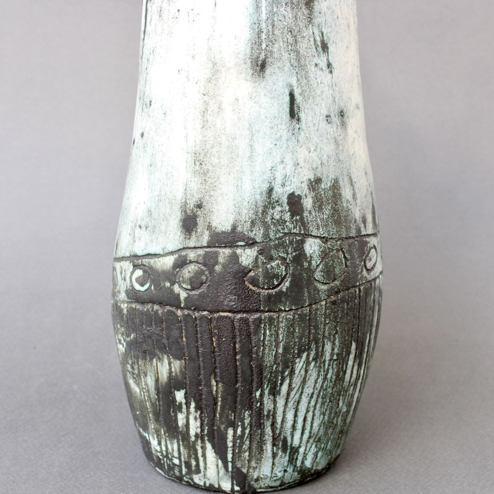 3200.0 Mid Century French Ceramic Vase By Jacques Blin (Circa 1950s) photo