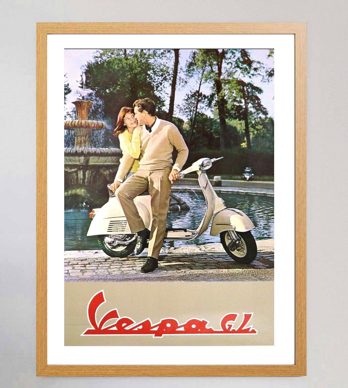 Vespa Gl, 1960s, Original Vintage Poster photo for sale