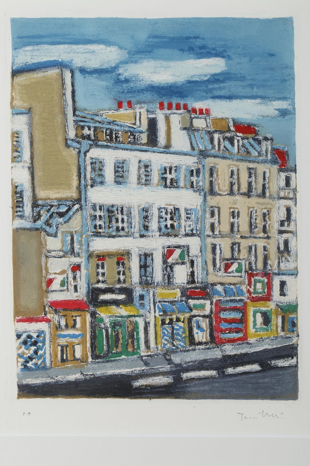 photo furniture Quatre gravures de Paris par Orfeo Tamburini pour la série Paris 20+1
