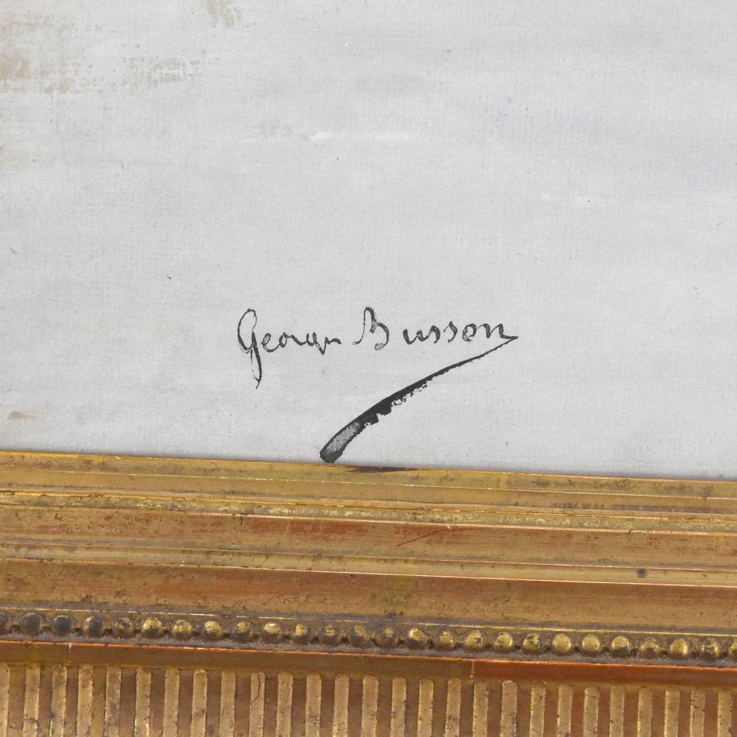 The Horseman Painting By Georges Busson Early Twentieth photo for sale