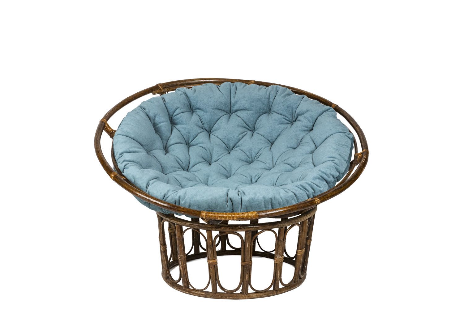 Paire Of Fauteuils In Rattan. Rotary Seat To Put On The Stool. photo Furniture