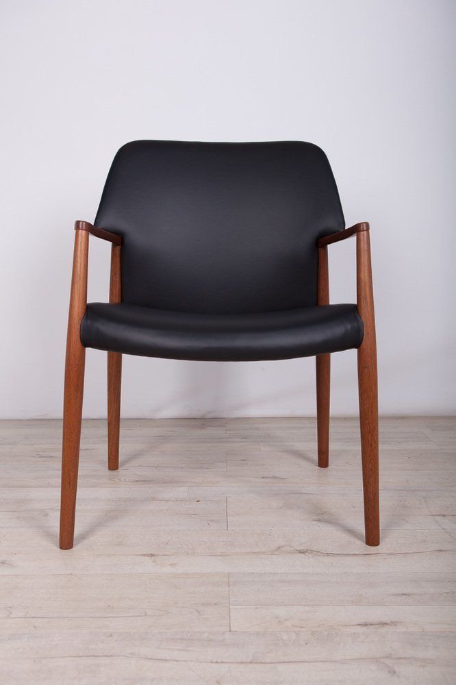 Mid Century Armchair By A. B. Madsen & E. Larsen For Fritz Hansen, 1950s photo furniture