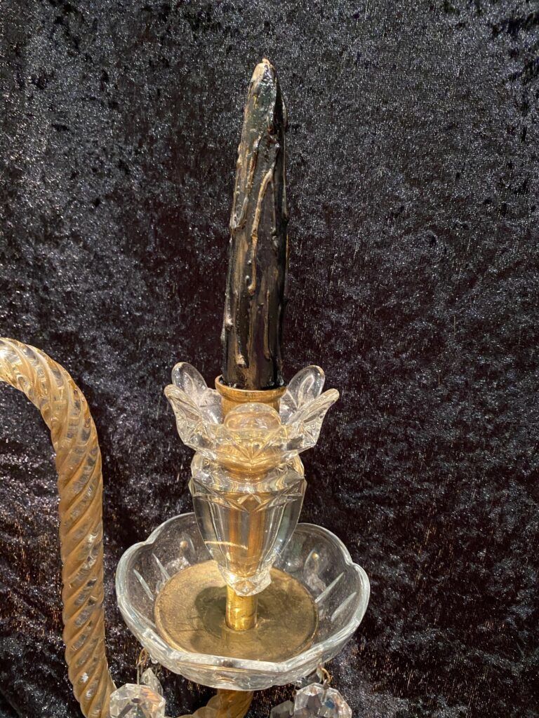 A Pair Of English Candelabra Lamps photo furniture