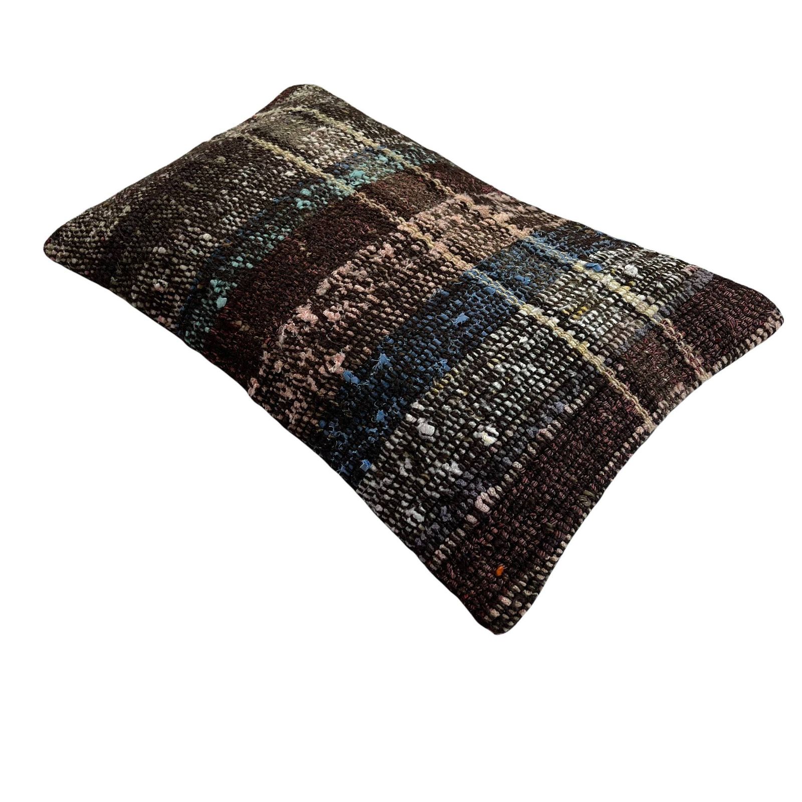 Vintage Turkish Kilim Cushion Cover, 30 X 50 Cm photo vinterior