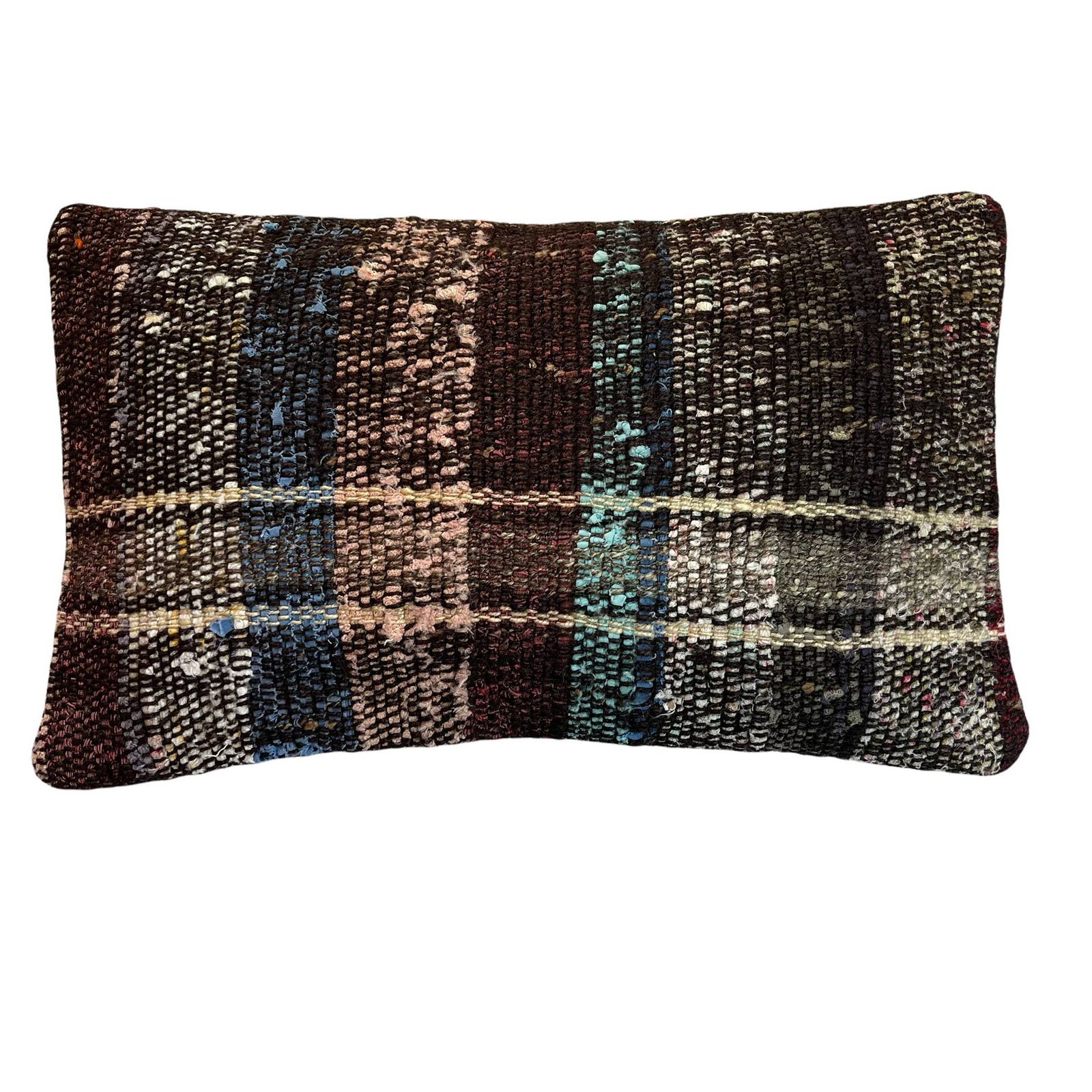 Vintage Turkse Kilim Kussenhoes, 30 X 50 Cm photo vintage
