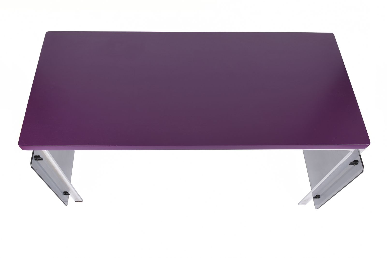 Modernist Art Deco Desk,Chromed Metal Structure,Transparent Glass Side Panels photo vinterior