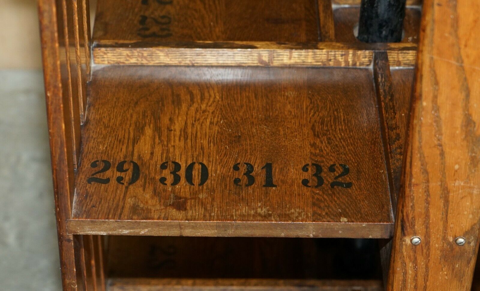 photo for sale Very Large Circa 1880 Antique Victorian English Oak Revolving Bookcase Table