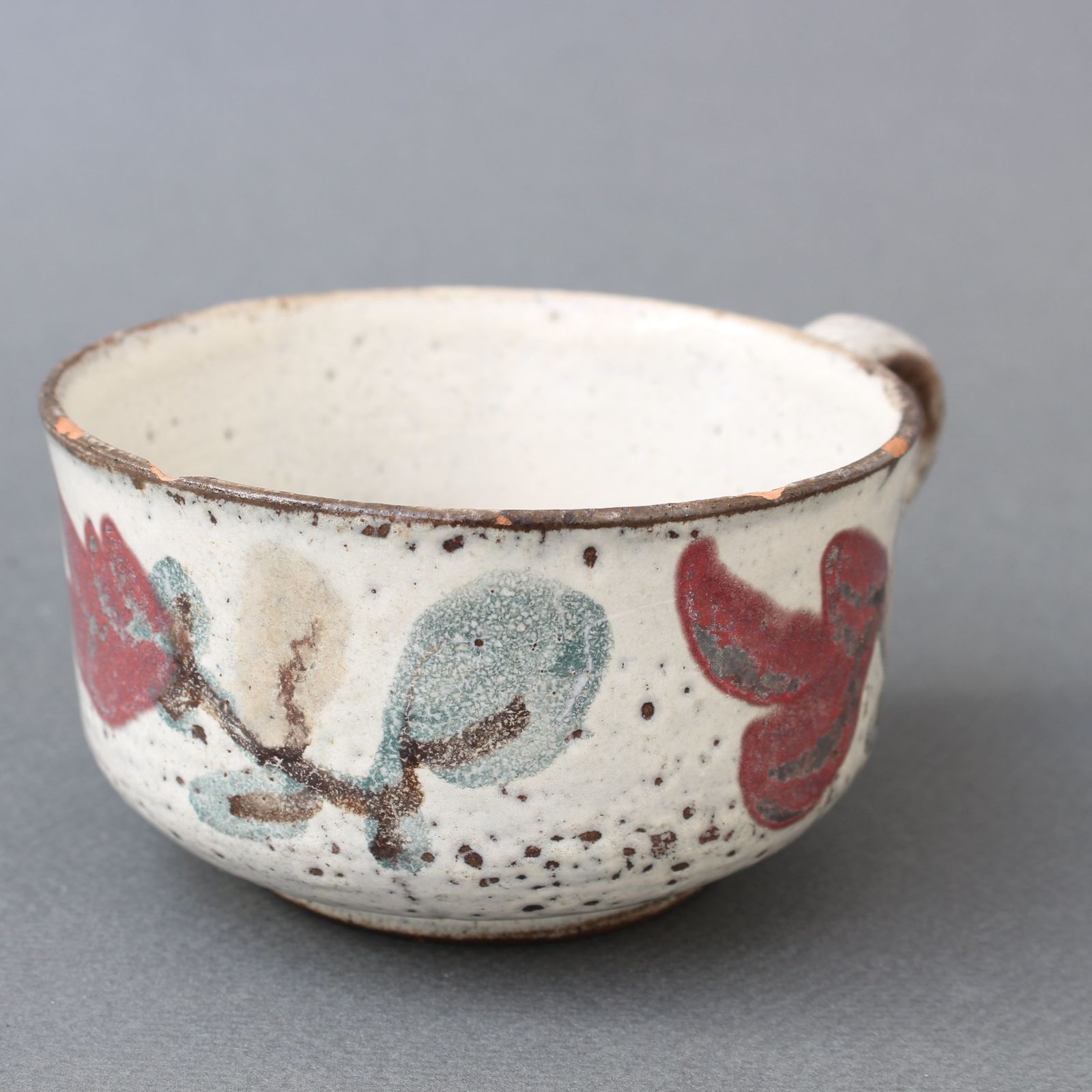 French Ceramic Coffee Cup By Le Mûrier (Circa 1960s) photo vinterior