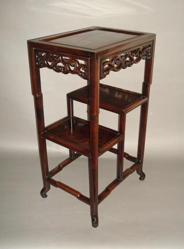 19th Century Chinese Hongmu Stand/Table photo Furniture