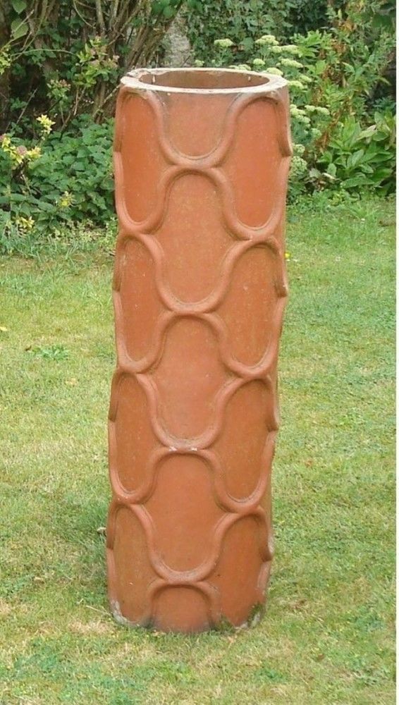 19th Century Trio Of Large Terracotta Chimney Pots photo 2640.0