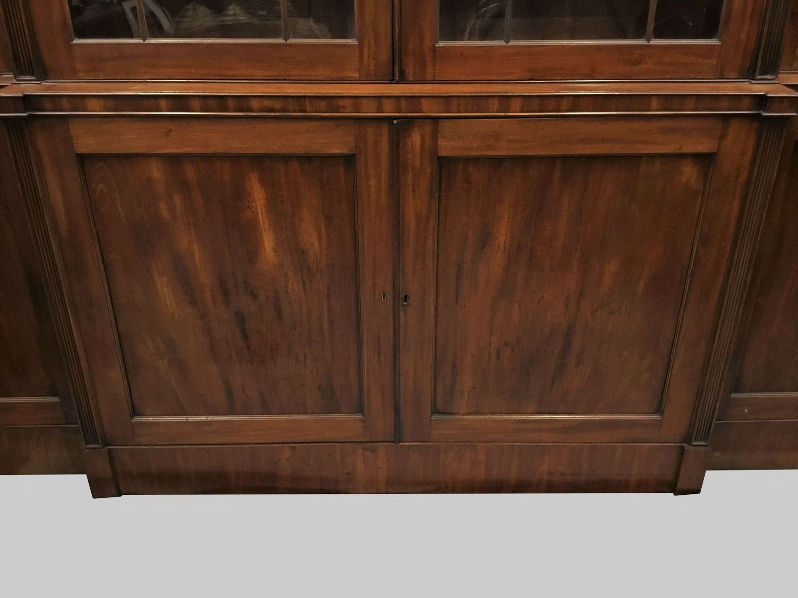 30800.0 George III Mahogany Breakfront Bookcase photo