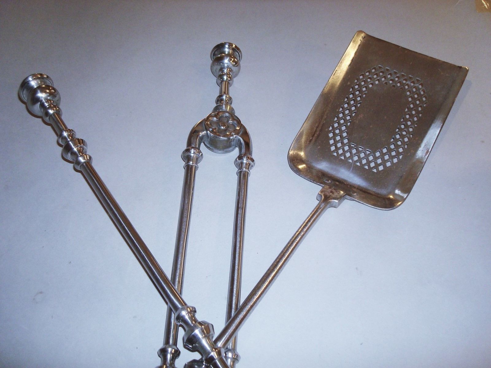George IV Set Of Polished Steel Fire Irons photo furniture