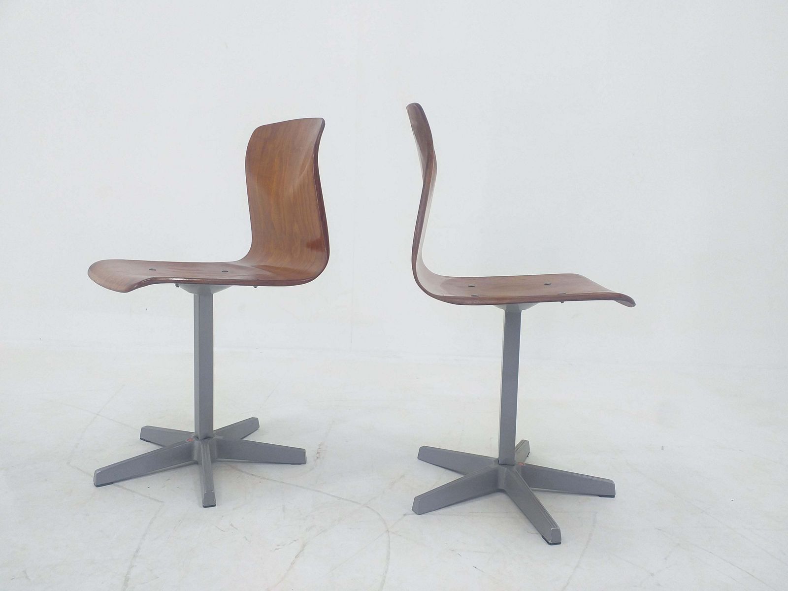Pair Of Midcentury Child's Chairs Pagholz, Germany, 1970s photo for sale