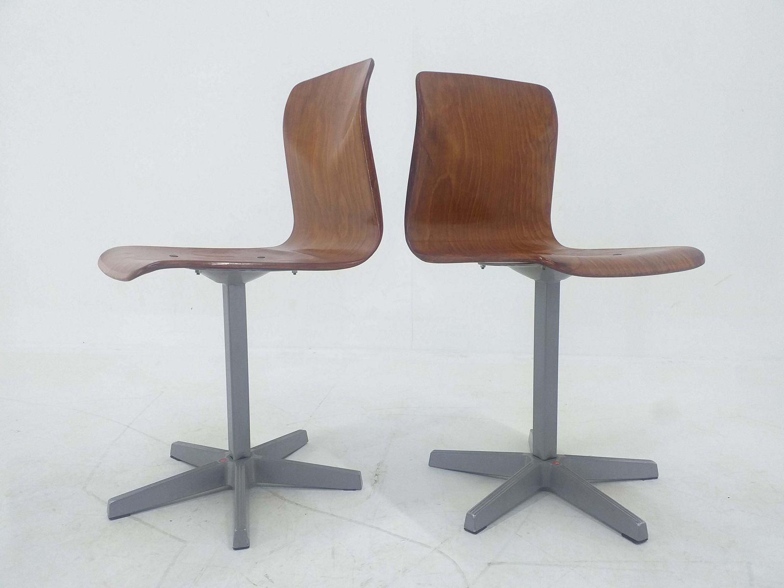 Pair Of Midcentury Child's Chairs Pagholz, Germany, 1970s photo buy
