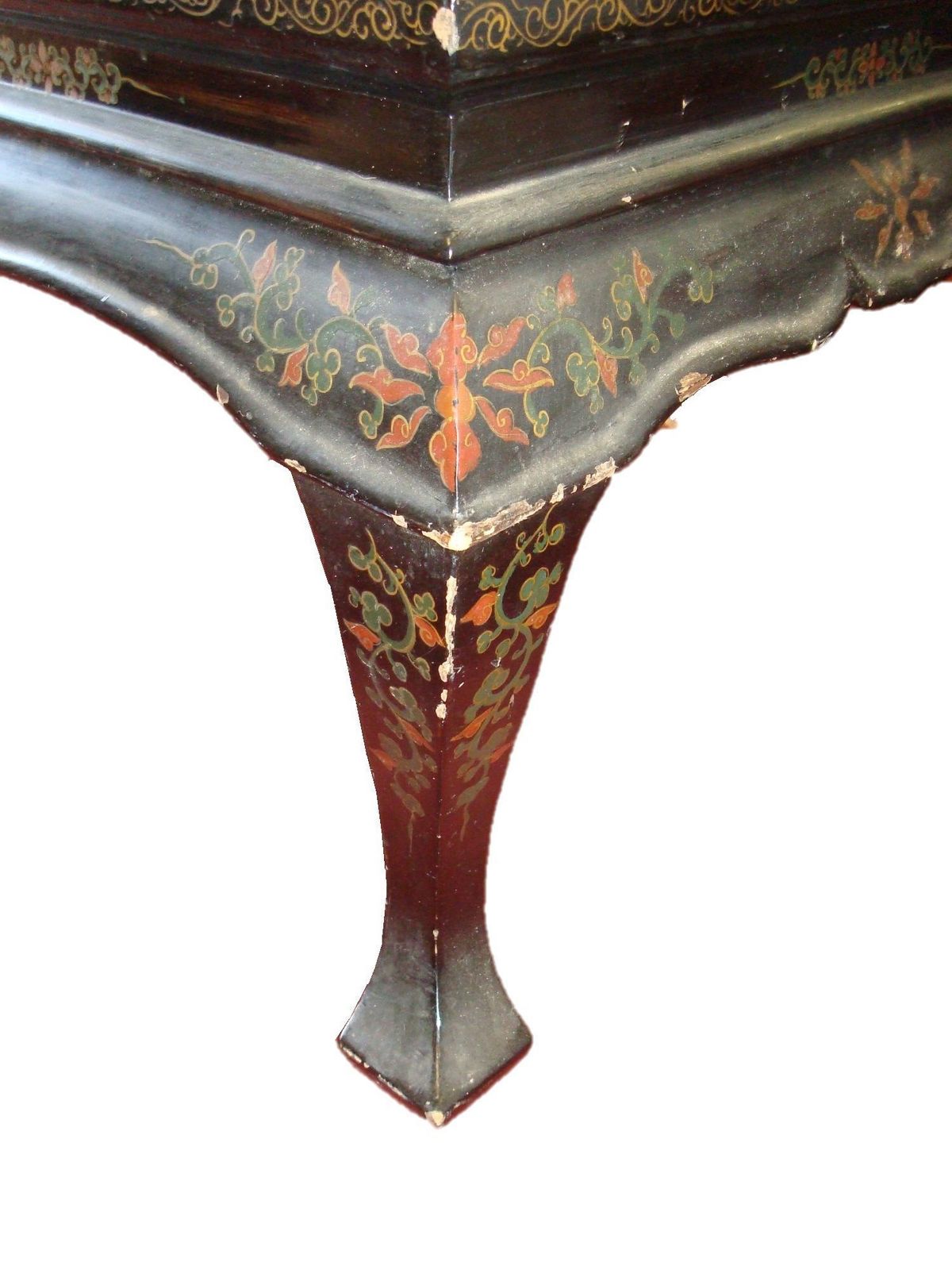 C20th Chinese Black And Gilt Lacquered Low Table photo 1815.0