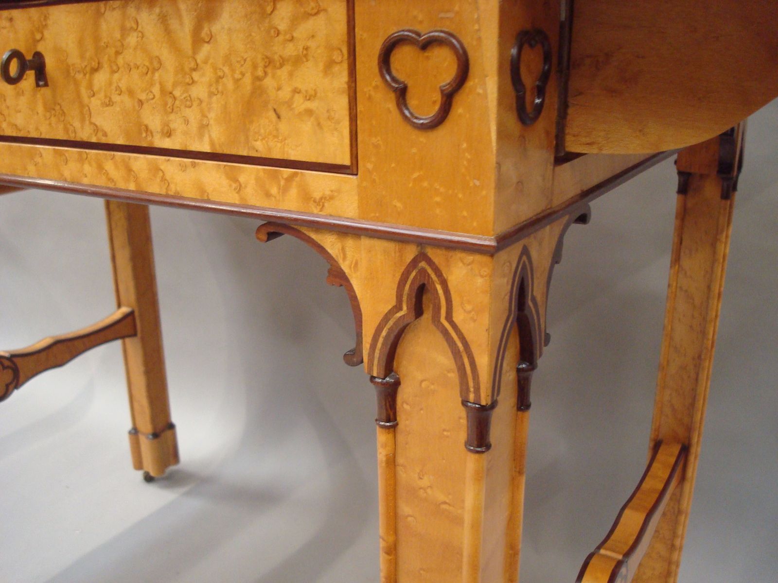 photo for sale Charles X Birds Eye Maple Sofa Table