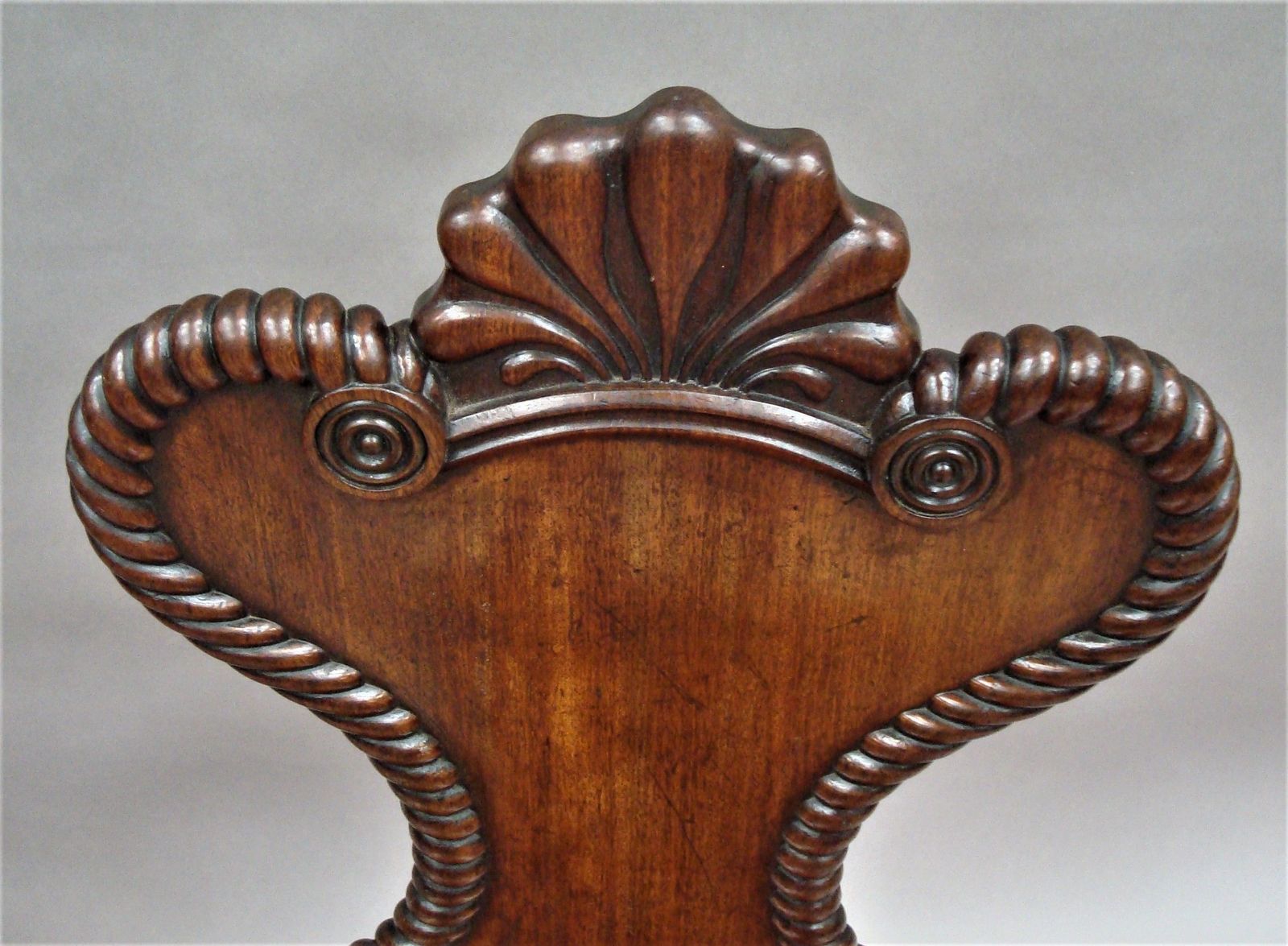 photo furniture Regency Pair Of Mahogany Hall Chairs