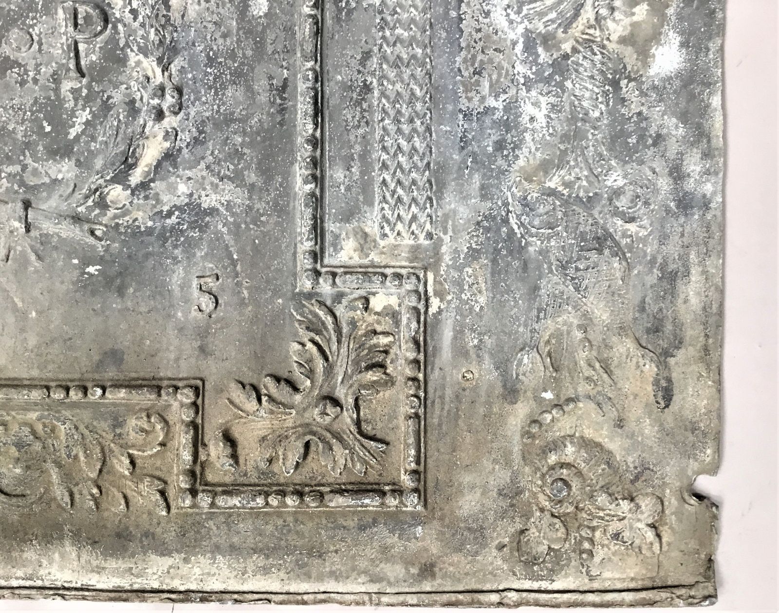 photo furniture Georgian Lead Cistern Panel, 1700s