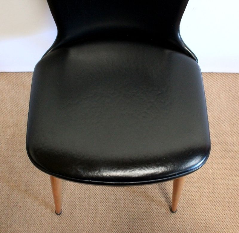 Suite Of 8 Baumann Chairs, "Essor" Model, 1960s photo vintage