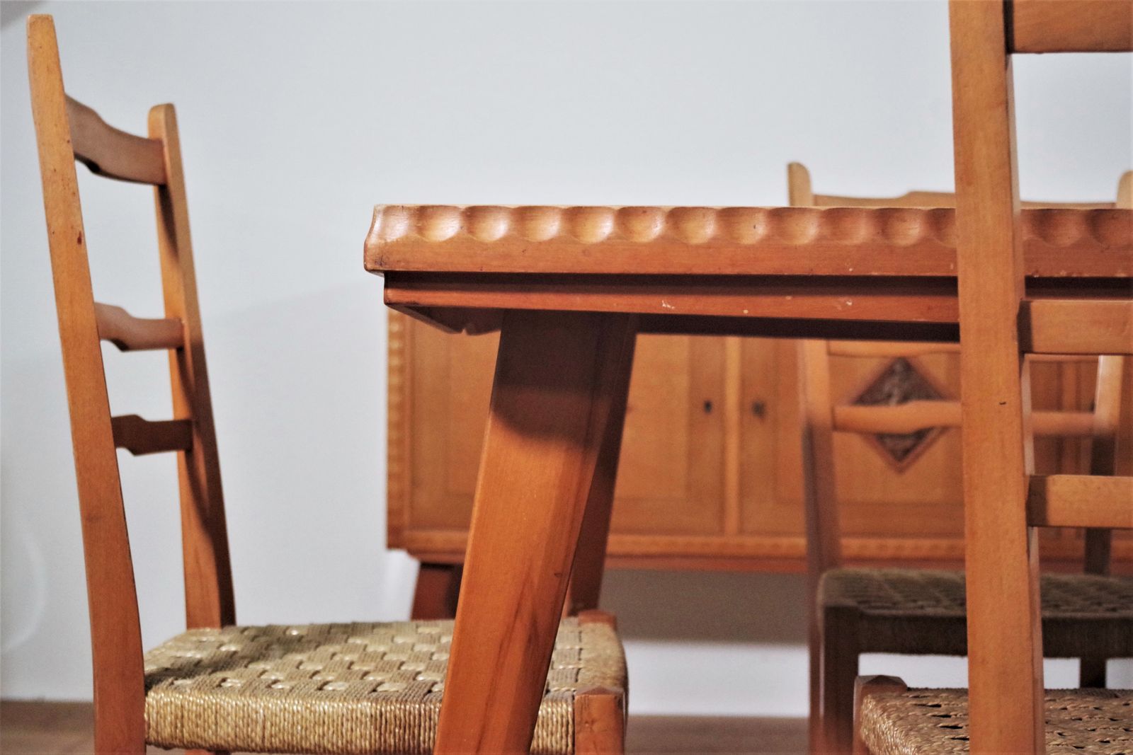 Living Room Set Table And Chairs, 40s Wooden Sideboards photo buy